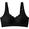 UnsichtBra Reggiseno donna seamless senza ferretto con pizzo | Coppe lisce preformate con dettaglio in pizzo | Soft Bra con spalline larghe e fascia dorsale | Brassière comoda per uso quotidiano (2171,Champ,M)