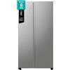 Hisense RS711N4ACE Frigorifero Side by Side, Grande capacità 550 litri, Inox, Total No Frost, Convert active zone, Classe E, Motore Inverter, Controllo Elettronico Touch, Cassetto Fresh Crisper