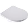 Grünblatt Sedile WC Premium 515232 adatto per Geberit Keramag icon Duroplast abbassamento automatico rimovibile per la pulizia