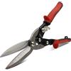 HOUSERAN Cesoie Aviazione 30cm Taglio Dritto, Taglialamiera Professionale in Acciaio CR-MO con Doppia Leva, Scala Metrica e Blocco Sicurezza - Per Lamiera, Alluminio, Plastica