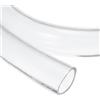QUARKZMAN Tubo Flessibile in PVC, 28mm ID x 34mm OD - 4ft Tubo Trasparente Set Plastica Flessibile per Trasferimento dell'Acqua Olio Aria Irrigazione Acquario