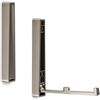 SOTECH Set da 2 x Ganci Appendiabiti Pieghevoli da Montare BARI 120 x 16 x 15 mm Finitura in Acciaio Inox Ganci Attaccapanni