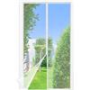 berssen Zanzariera Magnetica - 75 x 210 CM Rete Fine - BIANCO, Zanzariera Porta Finestra Superiore Aumentato a 3,8 cm, si Chiude da Sola, Mantiene l'aria Fresca