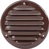 ABOUT VENT Ø 100mm Griglia di Ventilazione in Acciaio Marrone con Zanzariera - Griglie di Aerazione in Metallo
