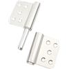 AMZSKU 2 cerniere in acciaio inox per porte in legno, angolo di apertura a 360°, 132 x 100 x 18 mm