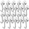 Anelueeoo 20 Pezzi Ganci Magnetici 16mm, Neodimio Ganci Magnetici Extra Forti Ruotabile Gancio Magnetico Calamite Potenti Per Cucina, Camera da Letto, Gadget, Armadietti, Ufficio, Frigoriferi, Barbecue