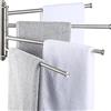 KES Porta Asciugamani Bagno Girevole Portasciugamani da Parete 4 Braccia Acciaio Inossidabile SUS304 Porta Salviette 40CM Spazzolato, A2103S4L40-2