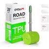 CYCLAMI Camera d'aria in TPU da 1/2 pezzi per bici da strada, adatta per 700 x 23/25/28/30/32c, 38g Camera d'aria in TPU da 28 pollici,valvola in metallo: 45/60/80 mm (1P-80mm Valvola(700cX18-32c))