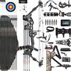CENWTY Arco Compound Set PRO Adulto 20-70 LBS Arco da Caccia e Pesca con L'Arco Freccia e Arco Composto Set Arco per Tiro con L'Arco Caccia Bersaglio Pratica Mancini Destrorsi