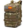 Smallrun Zaini Tattici Militari 45L Zaino dell'Esercito, Grande Capacità, Zaino Sportivo Pieghevole, Impermeabile, per Montagna, Trekking, Campeggio, 45 L, Formale