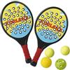 Smartwo Set Racchette da Padel per Bambini 6+ Anni Gioco Esterno e Interno | Per coordinazione e attività fisica regalo per compleanno Natale da usare in giardino o spiaggia con 2 racchette e 4 palline