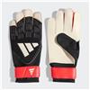 adidas Unisex Goalkeeper Glove Training Gloves, black/black/lucid red, 9.5