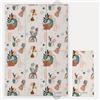 Kikido Materassino Fasciatoio Portatile Neonato 40x60 cm - Natura - Cuscino Fasciatoio Pieghevole, Compatto, Salvaspazio e Impermeabile 60x40 - Materassino Da Viaggio per Cambio Pannolino