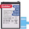 MOBILEX® Batteria per Samsung Galaxy Samsung Galaxy A04 / A04e / A14 (4G Asia / 5G USA) / A22 5G / F42 5G | Ricambio Interno | 5000mAh - OEM