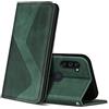 ZONNAVI Cover per Samsung Galaxy M11 / Galaxy A11, Flip Custodia Pelle PU con [Slot Cart] [Supporto Stand] [Magnetica], Cover a Libro Portafoglio per Samsung Galaxy M11 / Galaxy A11 (Verde)