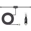 Bingfu 75 ohm 300 ohm Antenna DAB FM T Forma Dipolo per Radio FM Top Tavolo Radio HD Digitale Interna Ricevitore Stereo Casa Video Audio AV Ricevitore Home Theater Sintonizzatore TV HDTV