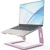 Orionstar - Supporto per laptop in alluminio, compatibile con Apple Mac MacBook Air Pro da 10 a 15,6 pollici, supporto ergonomico elevatore (Rosa)