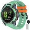 CHULN Silicone Cinturino per Garmin Instinct 3 50mm AMOLED/Instinct 3 Solar 50mm, 26mm Regolabile Sportiva Cinturino di Ricambio per Smartwatch.(No host)
