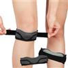 Beugo Fascia per ginocchio rotuleo Cinturino, Cinturino al Ginocchio Regolabile con Cuscinetto in Silicone, Tutore Ginocchio Rotulea per Palestra, Escursionismo, Basket, Baseball, 1 Pezzi, Nero