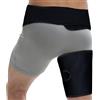 Beugo Groin Wrap, Gambe Manicotto Avvolgente Per Fianchi, Per dolori all'anca, ai muscoli posteriori della coscia e alle cosce(L/XL, Nero)