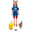 Simba Steffi Love Hiking - Bambola all'aperto con cane, zaino, binocolo e occhiali da sole, abbigliamento da trekking e accessori, 29 cm, dai 3 anni in su