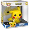 Funko Pop! Jumbo: Pokemon - Pikachu - Sitting- Figura in Vinile da Collezione - Idea Regalo - Merchandising Ufficiale - Giocattoli per Bambini e Adulti - Video Games Fans