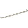OBF Grimme 72267018 Ellef Maniglia per mobili (Barell), larghezza 331 mm, maniglia per armadio, effetto acciaio inox ZN, colore argento, distanza tra i fori 320 mm