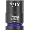 Wera 05005517001 8790 B - Inserto per chiave a bussola con attacco da 3/8, 7/16 x 30 mm