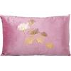 AlexandreHouse COJÍN TERCIOPELO ROSA/DORADO50X30CM C/CREMALLERA 50X30CM