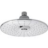 Gedy Soffione Doccia Anticalcare Cromato Music 00, Soffione Doccia Rotondo Diametro 23 cm, Cassa Bluetooth Incorporata Rimovibile, 1 Getto Tipo Pioggia, Soffione Regolabile 360°, Ugelli in Silicone