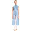 Freebily Abito Da Pattinaggio Artistico Donna Leotards Vestito Danza Classica Una Spalla Body Da Balletto Abito Da Ballo Latino Americano Jazz Danza Moderna Performance Nero L 114174640