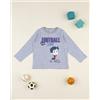 Prénatal T-shirt bimbo grigia stampa football