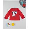 Prénatal T-shirt bimba rossa stampa
