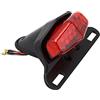 Baceyong motociclo LED fanale posteriore, fanale posteriore indicatori LED luce targa posteriore adatta per motociclette fuoristrada cruiser