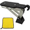 LCOUACEO Gradino per Portiera Auto Universale con Cuscino a Buffer, Pieghevole Gradino per Portiera Auto Antiscivolo, per Veicoli con Chiusure Delle Porte a Forma di U, SUV, Camper, Jeep
