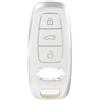 OFFCURVE Custodia Chiavi Auto Guscio Chiave, Cover Chiave TPU Copri Chiavi 3 Tasti per Audi A1 A3 A4 A5 A6 A7 A8 Q1 Q3 Q5 Q7 Q8 S3 S4 S6 RS4 RS6 R8 TT TTS Seat Exeo 3R