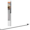 LEDVANCE Sensore angolare lineare senza cornice, 55 cm, 7,5 W, 480 lm, 3000/4000/6500K, bianco caldo/bianco freddo/diurno, CCT dimmerabile, alluminio nero, IP20