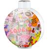 GILDE Vaso con coperchio in ceramica OOH LALA, motivo popart, rotondo, multicolore, altezza 30 cm x larghezza 24 cm, vaso decorativo