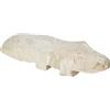 Honsell 79422 Coccodrillo grezzo, statuetta prefabbricata in pietra ollare, circa 10 cm di altezza, per lavorare con raspa e lima, ideale anche per bambini, colorato.