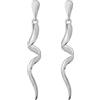 Tuscany Silver Orecchini Pendenti a Spirale in Argento Sterling da Donna