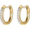 AoedeJ G23 Titane Nero/Grigio Acciaio/Oro Creole 18G Piccole Huggie-Creole 8 mm/10 mm/12 mm Cartilagine per Orecchie Sensibili per Più Piercing Cartilagine Creole Stack Gioielli, Titanio, Zirconia