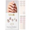NAILOG Strisce per Unghie in Gel Semi Polimerizzato, 34 Pcs Adesivi e Decalcomanie per Unghie di Qualità da Salone, Nail Wraps Decorazione DIY per Donne Ragazze, Isabelle