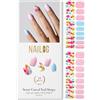 NAILOG Strisce adesive per unghie in gel semi-catalizzato, 34 pezzi, di qualità professionale, a lunga durata, con morbida finitura in gel, da donna, Petal Dance