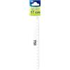 TSI righello trasparente 17 cm, Cod. art. 46017
