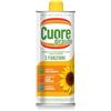 Cuore Olio di Girasole, Formato 1 Litro. 3 Vitamine E,A,D - 3 Funzioni - Per il tuo Benessere Quotidiano: Antiossidante, Immunità, Ossa Normali.