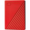 Western Digital Hard disk esterno Western Digital My Passport WDBR9S0060BRD-WESN disco rigido 6 TB 2.5" Micro-USB B 3.2 Gen 1 (3.1 1) Rosso [WDBR9S0060BRD-WESN]