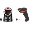 Tera Desktop 1D 2D QR Barcode Reader Cavo USB cablato Omnidirezionale Scanner Lettore di Codici a Barre 9100 & Lettore di codici a barre portatile 1D laser wireless e USB cablato