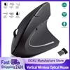 XIKCU Mouse verticale wireless da 2,4 GHz Mouse ottico ergonomico 3 DPI regolabili 800/1200/1600 6 pulsanti per PC portatile Computer desktop