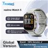 realme Smartwatch - realme Watch 5 Versione globale Bussola e GPS indipendente con 5 GNSS Display AMOLED da 1,97 pollici Fino a 14 giorni Batteria a lunga durata IP68