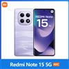 Xiaomi Redmi Note 15 5G, NFC, Schermo AMOLED FHD da 6,77'', 120 Hz, Fotocamera da 108 MP, Batteria da 5520 mAh, IP65